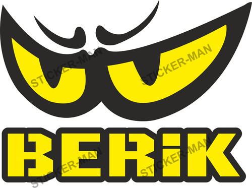 Berik sticker motobike rally - motobike,