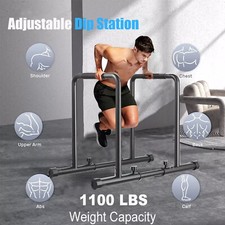 Parallel Dip Station Bars for Home Gym Parallettes Crossfit Calisthenics Workout