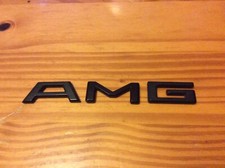 AMG BADGE LETTERS MERCEDES CLK 500 2002 COMPLETE BREAKING 4 SPARES OR REPAIR