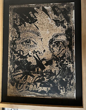 Vhils "Intangible" hand-finished print signed numbered not banksy w COA