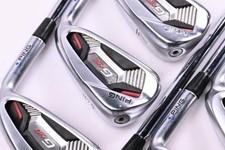 Ping G410 Irons / 5-PW+SW / Blue Dot / Regular Flex Ping AWT 2.0 Shafts