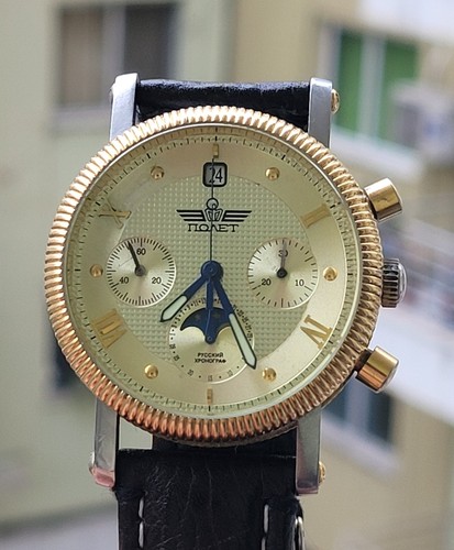 Poljot chronograph moonphase - poljot,