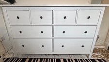 IKEA Hemnes 8-Drawer Chest White Painted  Good Condition
