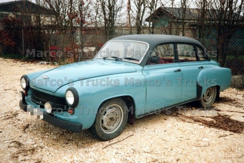 Truck photo wartburg 311 - photo, blue