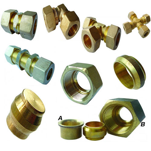 Brass compression fittings - brass,