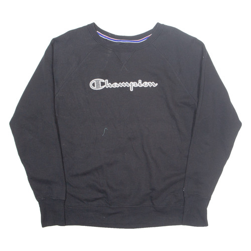 Champion mens sweatshirt black - sweatshirt,