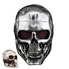 Halloween Terminator Mask Full Face Resin Costume Mask For Parties And Role Play