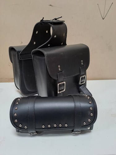 Leather side panniers - leather,