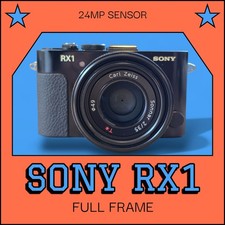 Sony DSC -  RX1 24MP Full Frame Camera With Zeiss 35mm F2