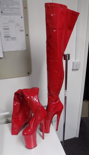 Pleaser usa infinity 4000 red - pleaser,