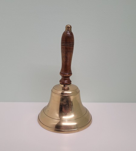 Vintage brass bell - brass, with