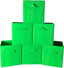 Collapsible Foldable Storage Box Drawer Canvas Fabric Cube Organiser Basket