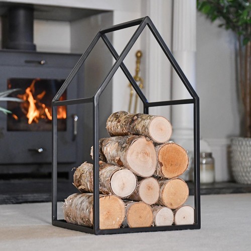 Town house iron log rack - iron,