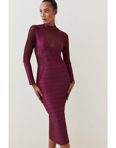 Karen millen sparkle bandage - sparkle,