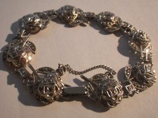 7" Sterling Silver & Marcasite