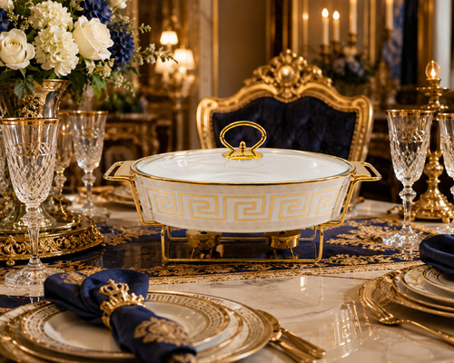 Oval ceramic chafing - ceramic,