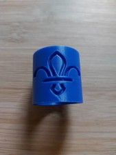 UK Scouting Plastic BLUE Fleur