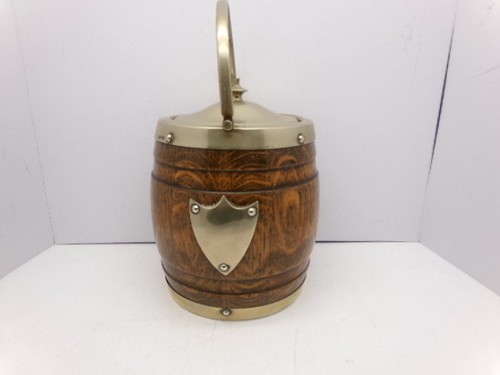 Vintage oak tobacco humidor - vintage,