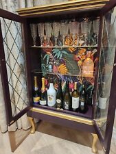 Shabby Chic Tropical Rainforest Vintage Upcycled Drinks Cabinet & Wall Units 