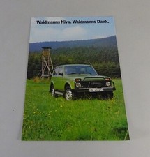 Brochure/brochure Lada Niva