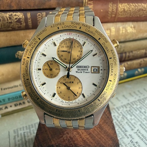 Vintage seiko world - world, timer
