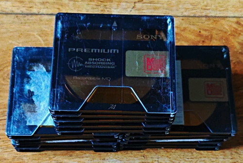 15x sony minidiscs premium - minidiscs.,