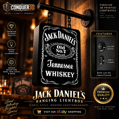 Jack daniel hanging - daniel's, led