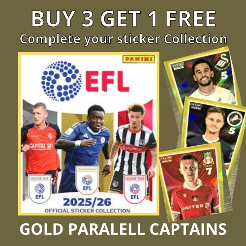 Efl 2026 panini gold parallel - efl,