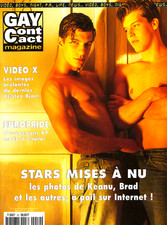 GAY CONTACT Magazine No. 10, Brad PITT, Matt DILLON.