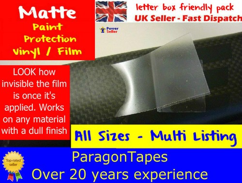 All sizes clear matte - matte, ppf
