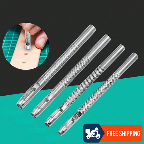 4pcs leather hole punch tool - 4pcs,