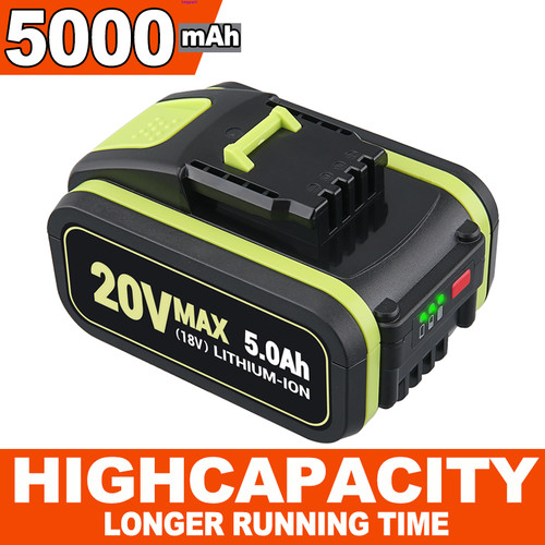 0ah for worx powershare 20v - 5.0ah,