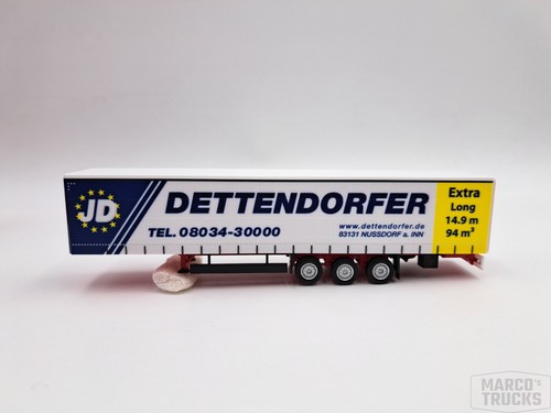 Herpa curtainsider trailer 15m - herpa,