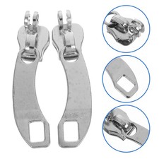  10 Pcs Zipper Repair Kit Replacement Slider Pulls for Jackets Tab