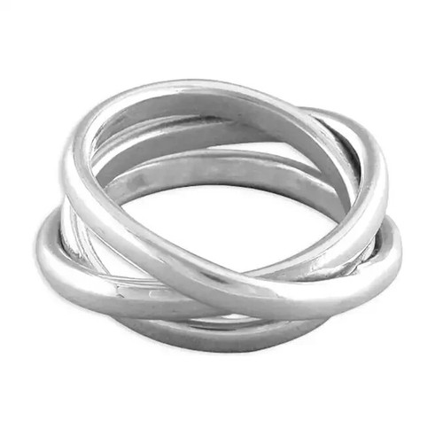 Interwoven russian ring - interwoven,