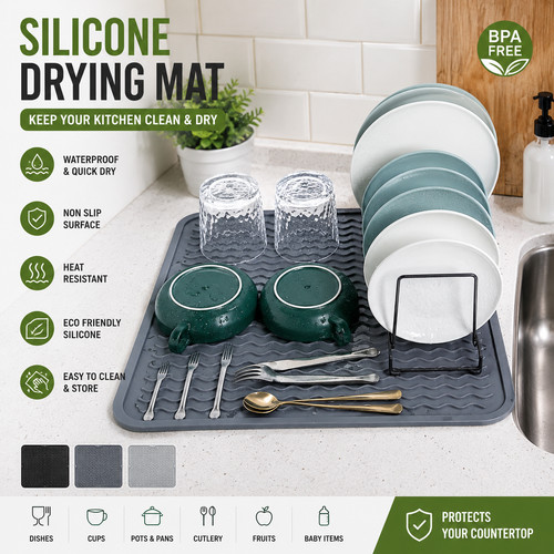 Silicone Kitchen Drying Mat