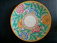 Stunning Charlotte Rhead 12 inch  'Persian Rose' 4040 signed charger. Perfect. 
