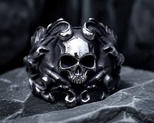 Men stainless steel punk - men’s,