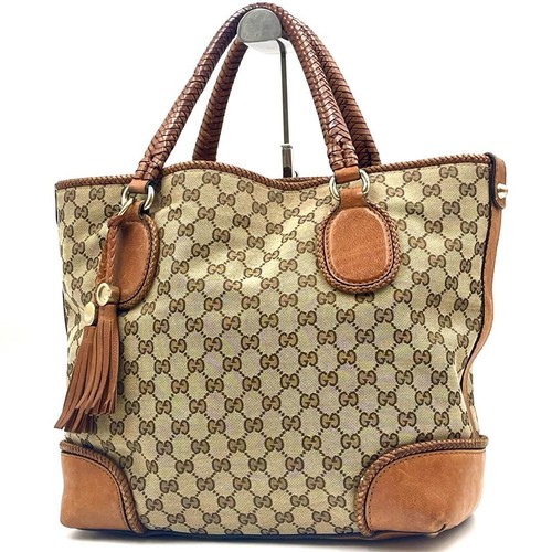 Gucci tote bag canvas - tote,