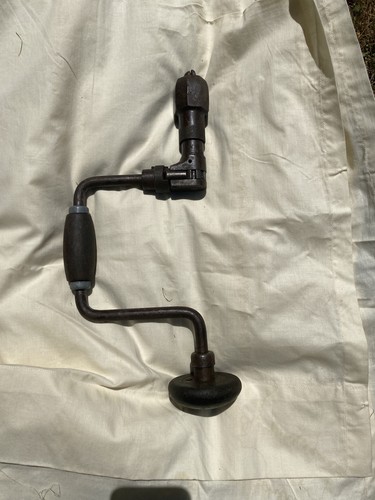 Antique bit brace - bit, hand