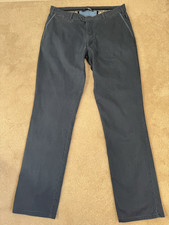 BRUHL 'VENICE B TURN DO '  AIRFORCE BLUE CHINO  TROUSERS SIZE 36R
