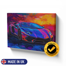 Lamborghini Painting Framed