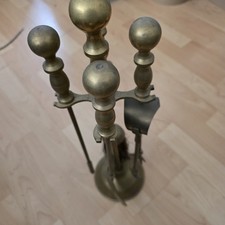 17" Vintage Fireside Brass