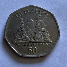 2007 CAPTURE OF GIBRALTAR 50p