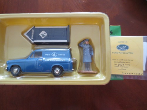 Vanguards ford anglia - van, rac