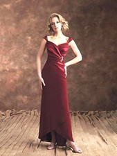  Montage by Mon Cheri MOB evening occasion formal dress BLACK ! crepe 14 NEW