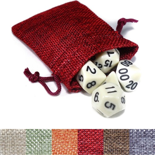 Small dice bag rustic - small,