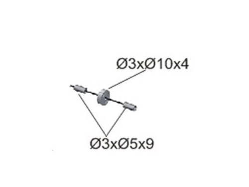 Carbon belt tensioner - logo, 500