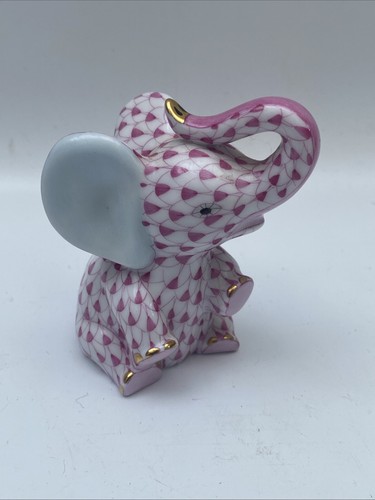 Herend baby elephant raspberry - herend,