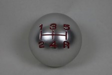 5 speed RED satin gear shift knob for Ford Escort Fiesta Focus Ka Puma Transit